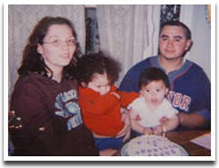 Luis Ramirez, Crystal Dillman, and their two children